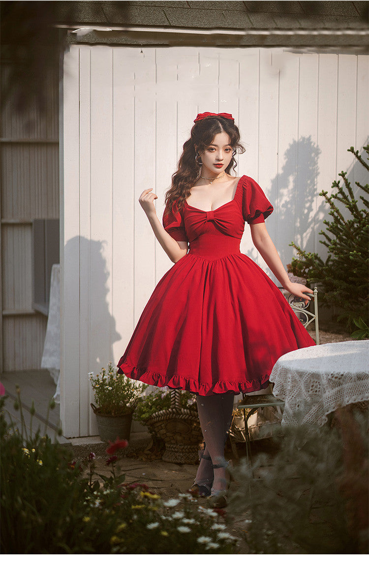 Beleganty - Miss Rebecca - Pure Color Elegant Lolita OP Dress