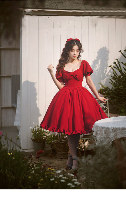 Beleganty - Miss Rebecca - Pure Color Elegant Lolita OP Dress