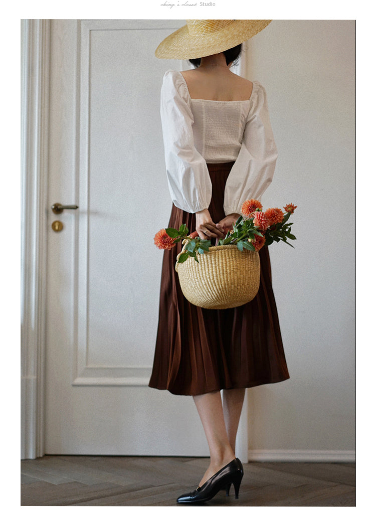 Western Ladies Elegant Pleated Skirt