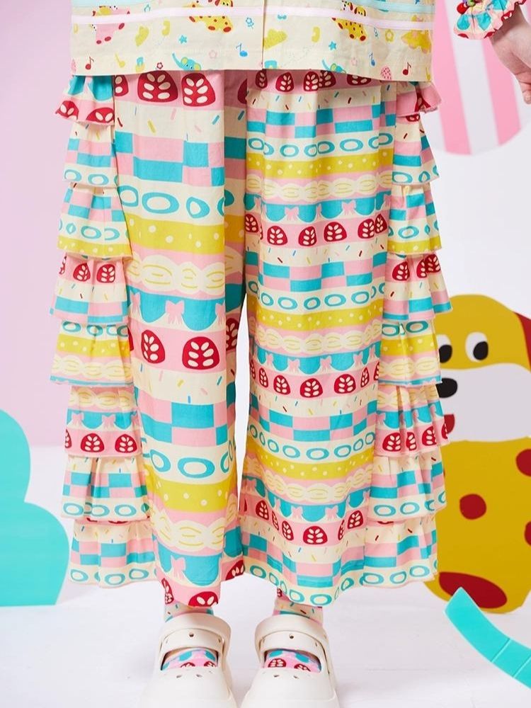 Original print cute cake pants【s0000002886】