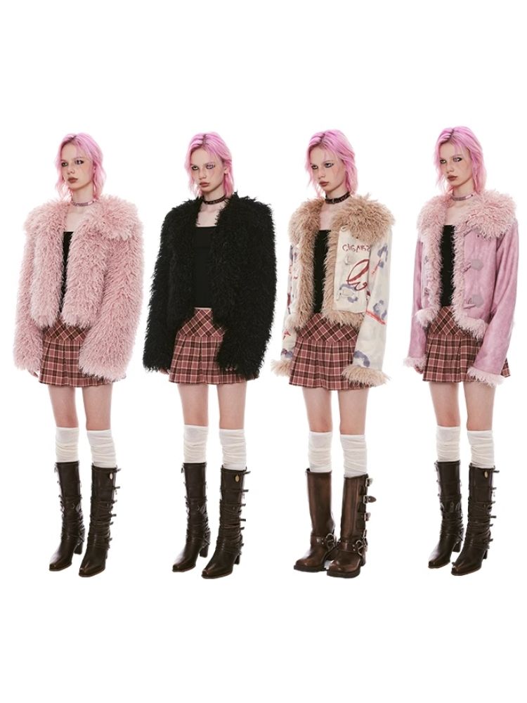 Retro plaid bustier pleated skirt【s0000004960】