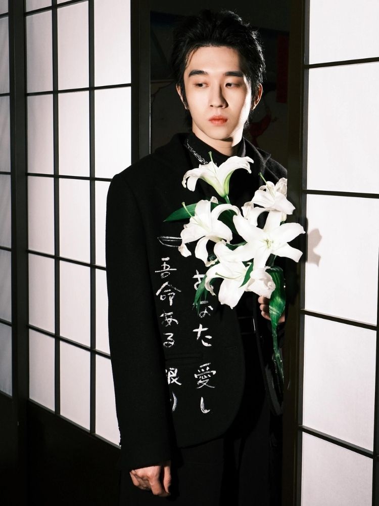 Black Wool Suit Jacket【s0000003618】