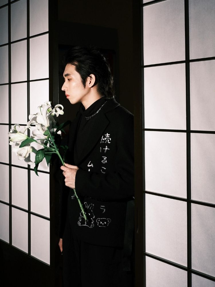 Black Wool Suit Jacket【s0000003618】