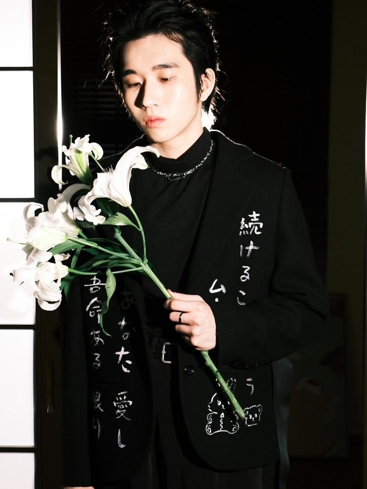 Black Wool Suit Jacket【s0000003618】