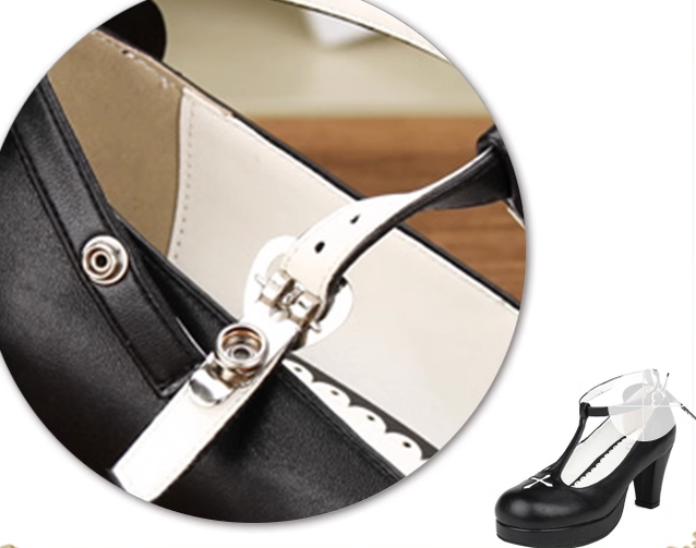 Angelic Imprint - Gothic Lolita Wings and Cross Shoes for Chistmas