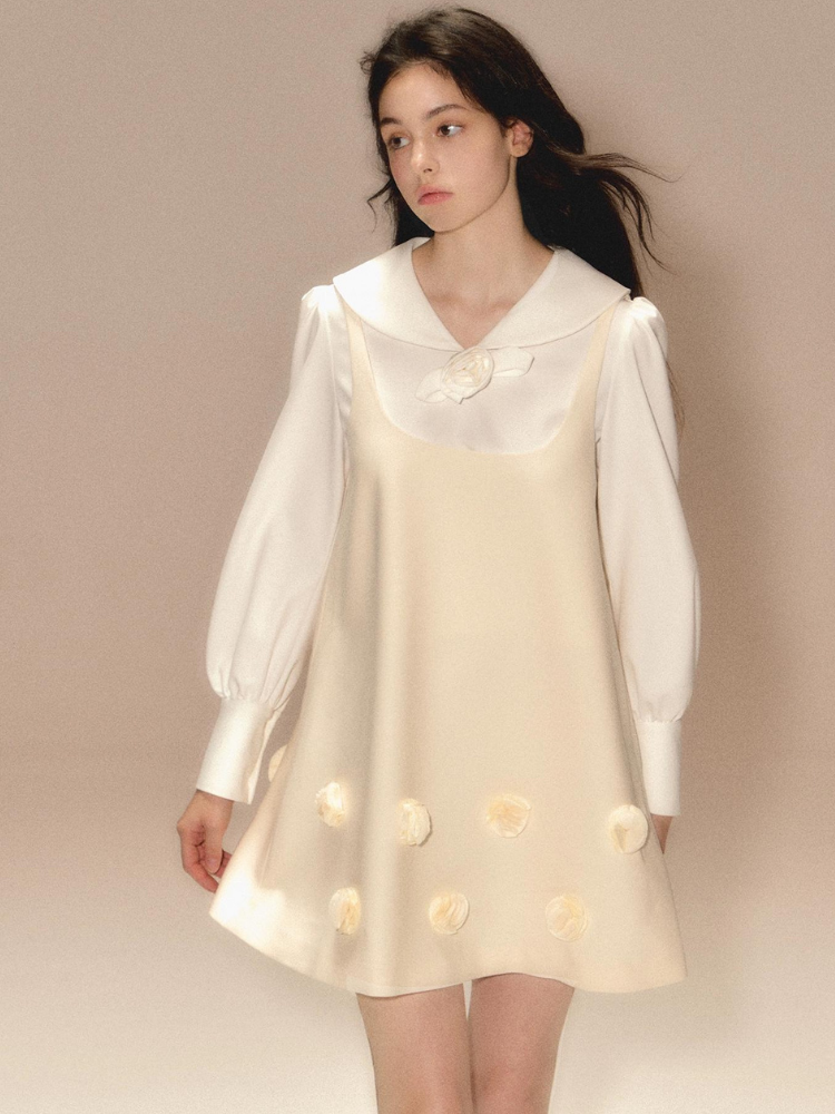 A-strap suspender skirt【s0000003456】