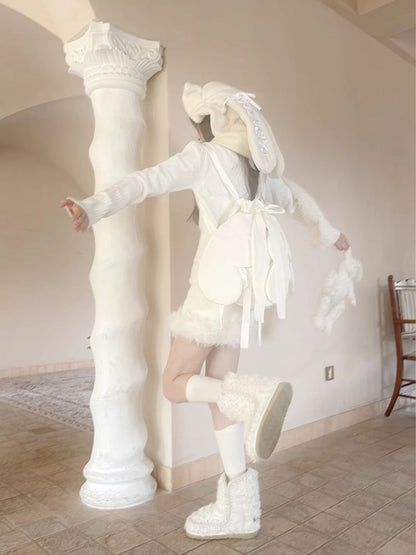 Angel Moth Wings Bow Cute Shoulder Bag【s0000004909】