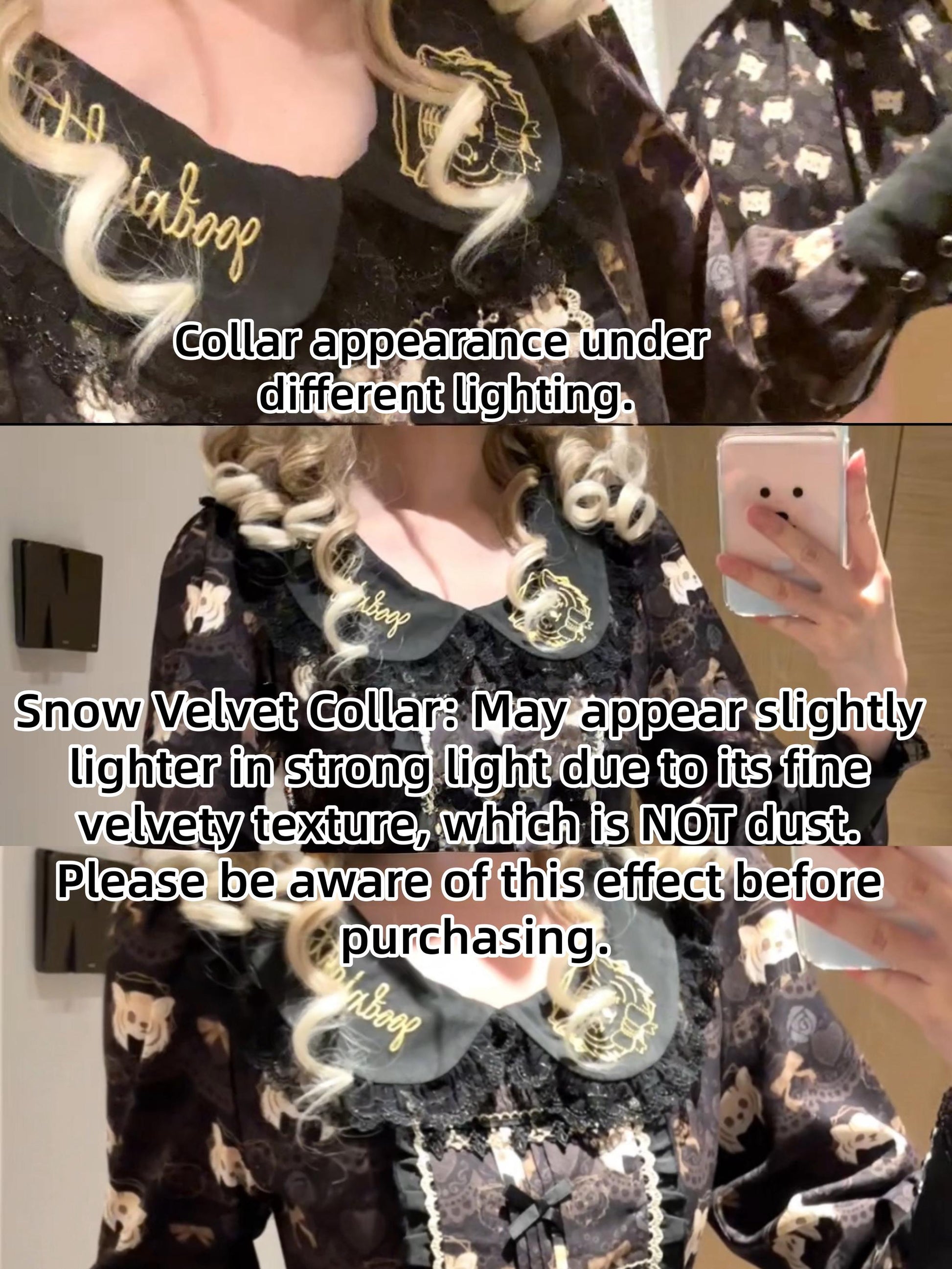 Good NIght Cats - Tiger in Autumn - Kawaii Lolita Printed OP Dress Set