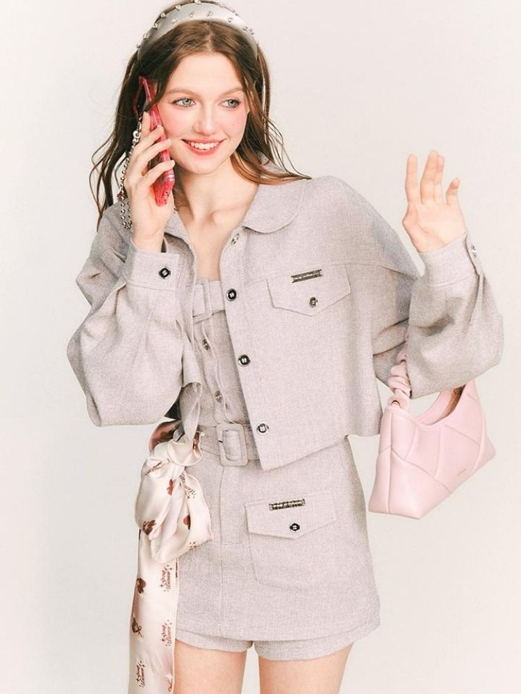 Cute three piece suit【s0000003233】