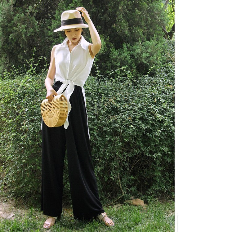 Western ladies wide leg pants