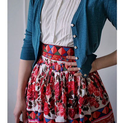 Brooklyn Sweetheart Floral Vintage Skirt