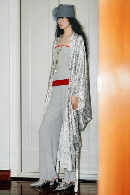 Silk Stripe Tank Top