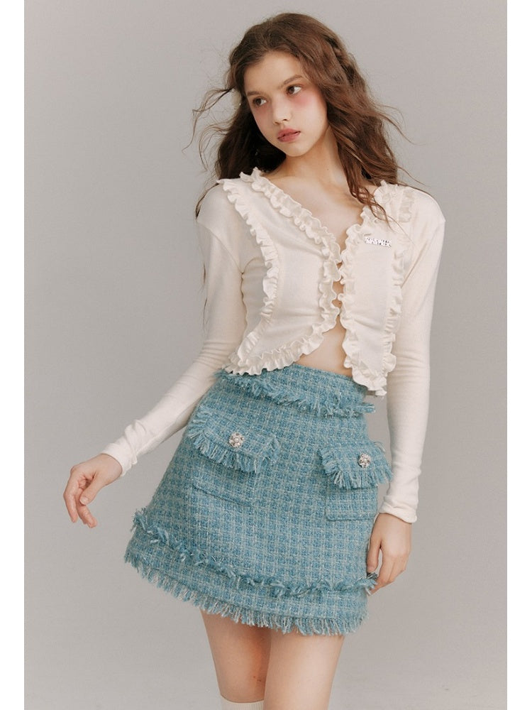 Wool Tweed Jacket & Half Skirt【s0000003856】