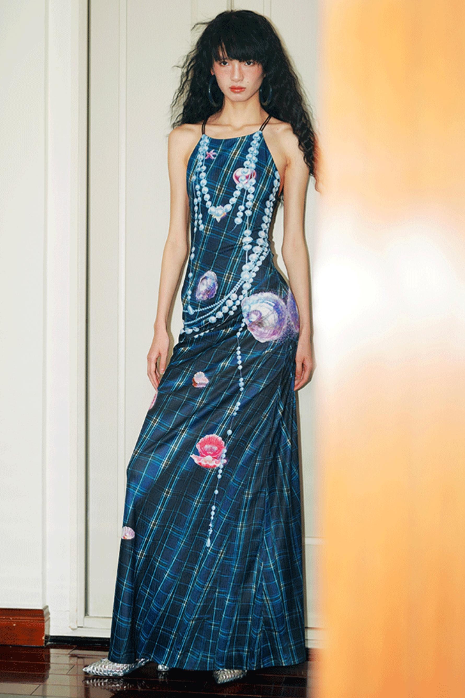 Pearl Backless Dress