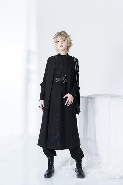 Princess Chronicles - The Stars Change - Sleeveless Ouji Lolita Long Coat