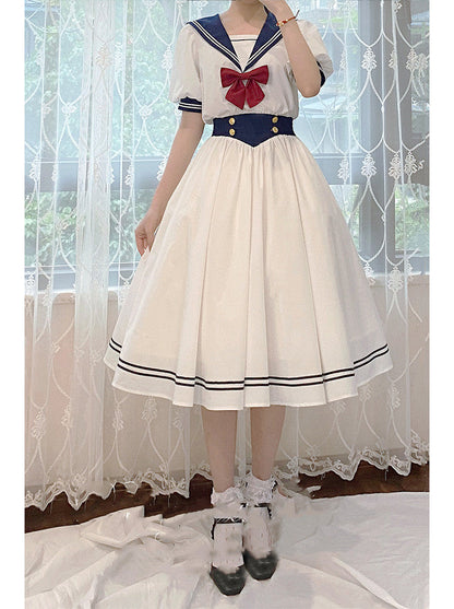 Beleganty - Sea and Wind - Retro Sailor Lolita OP Dress Version 1.0