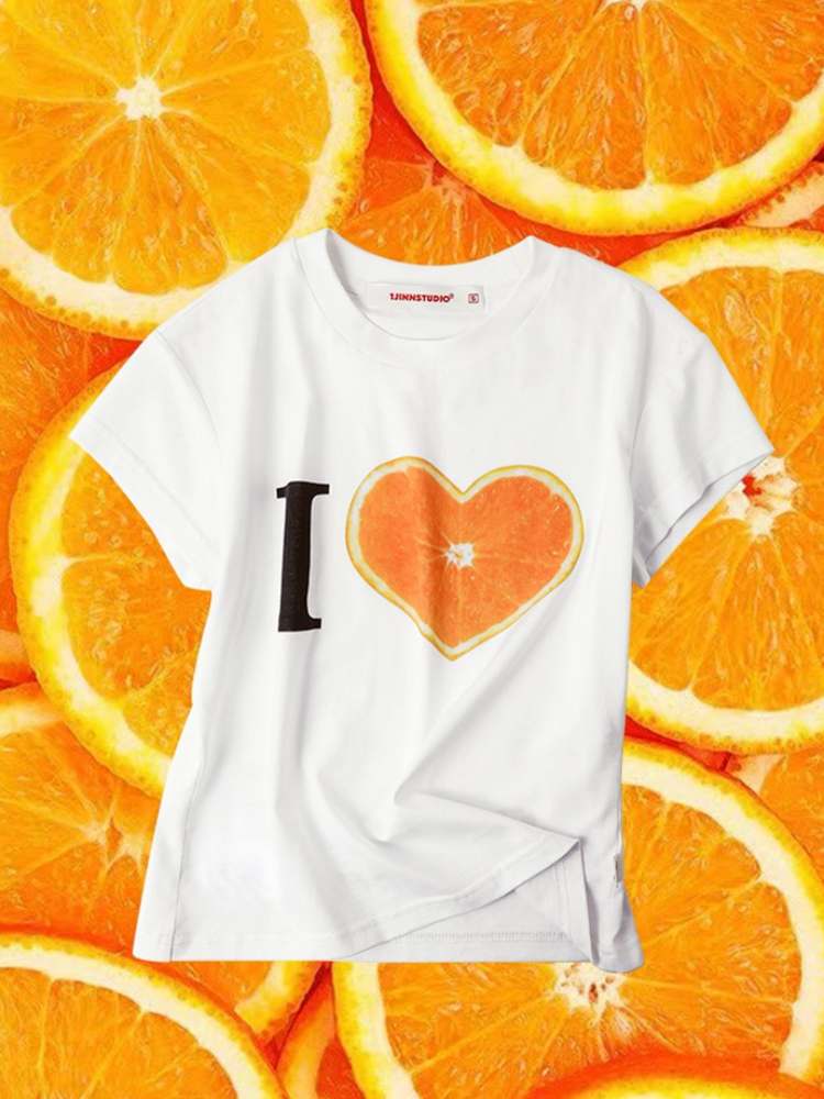 Summer Fruit Print Tee【s0000009141】