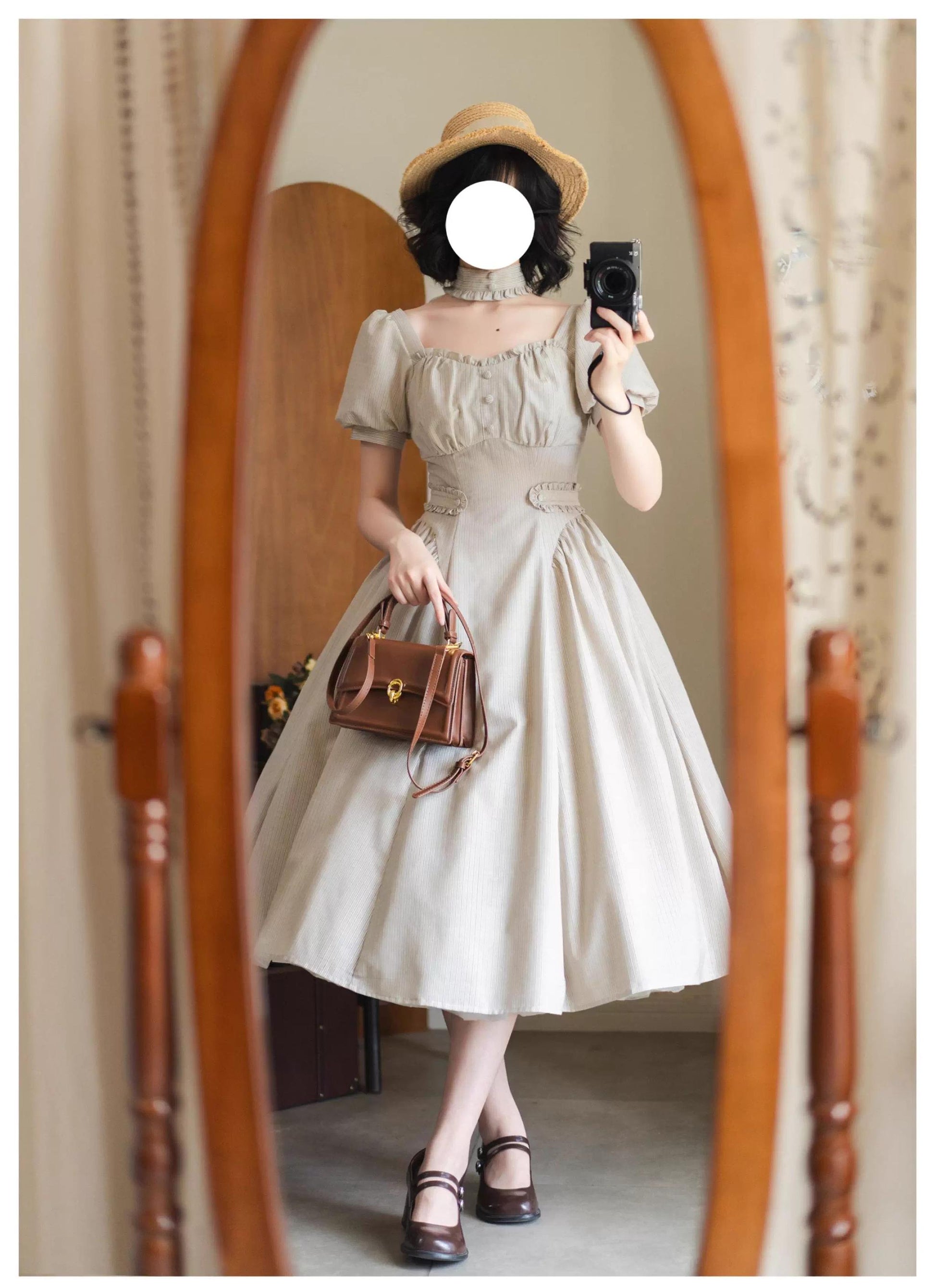 Forest Wardrobe - Chantilly Forest - Classic Lolita OP Dress With Square Neck & Underskirt