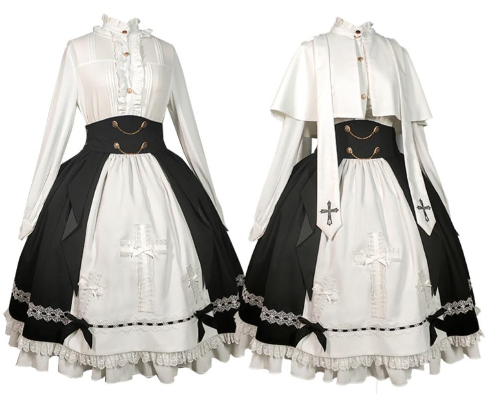 CastleToo - Holy Academy - Gothic Lolita Prince Skirt Set