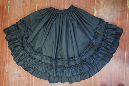 WangYan&Summer - Cotton Lolita Embroidered Petticoat, Rose Hem