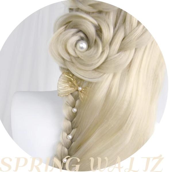 Sinwavy - Waltz - Elegant Lolita Long Curly Wig Multicolors