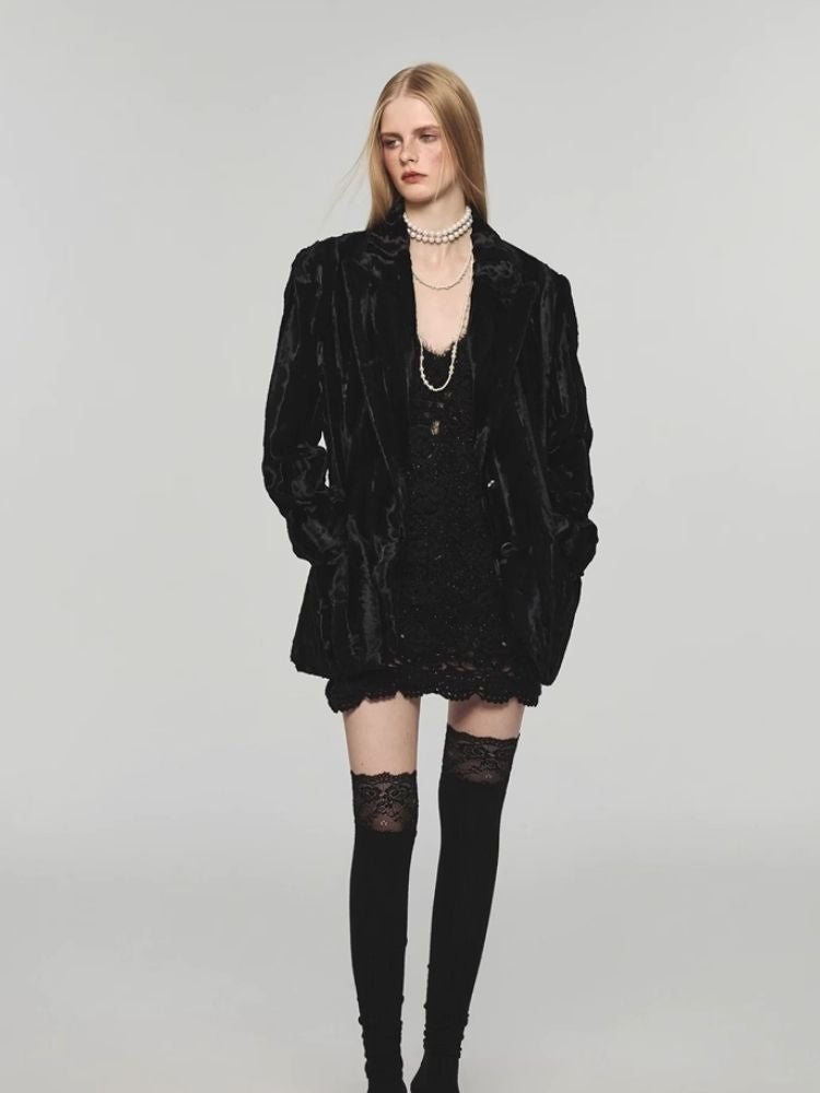 V-neck suspender dress【s0000004154】