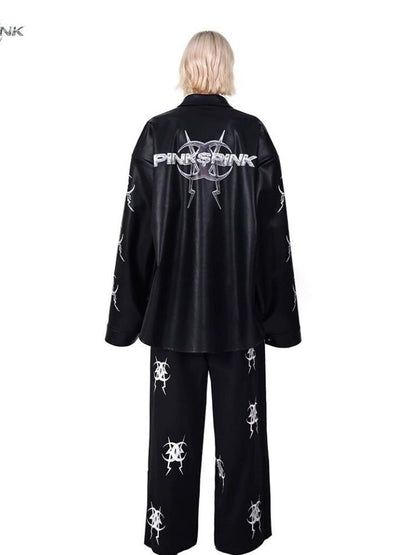 Pocket leather jacket【s0000003704】