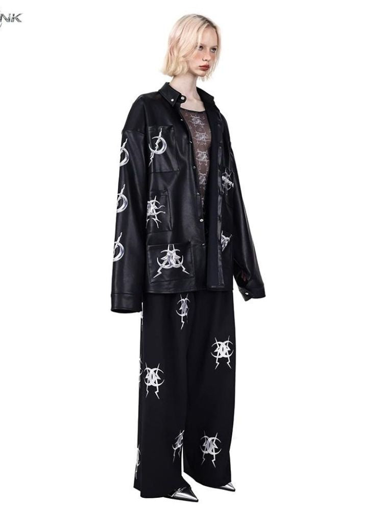 Pocket leather jacket【s0000003704】