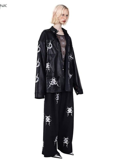 Pocket leather jacket【s0000003704】