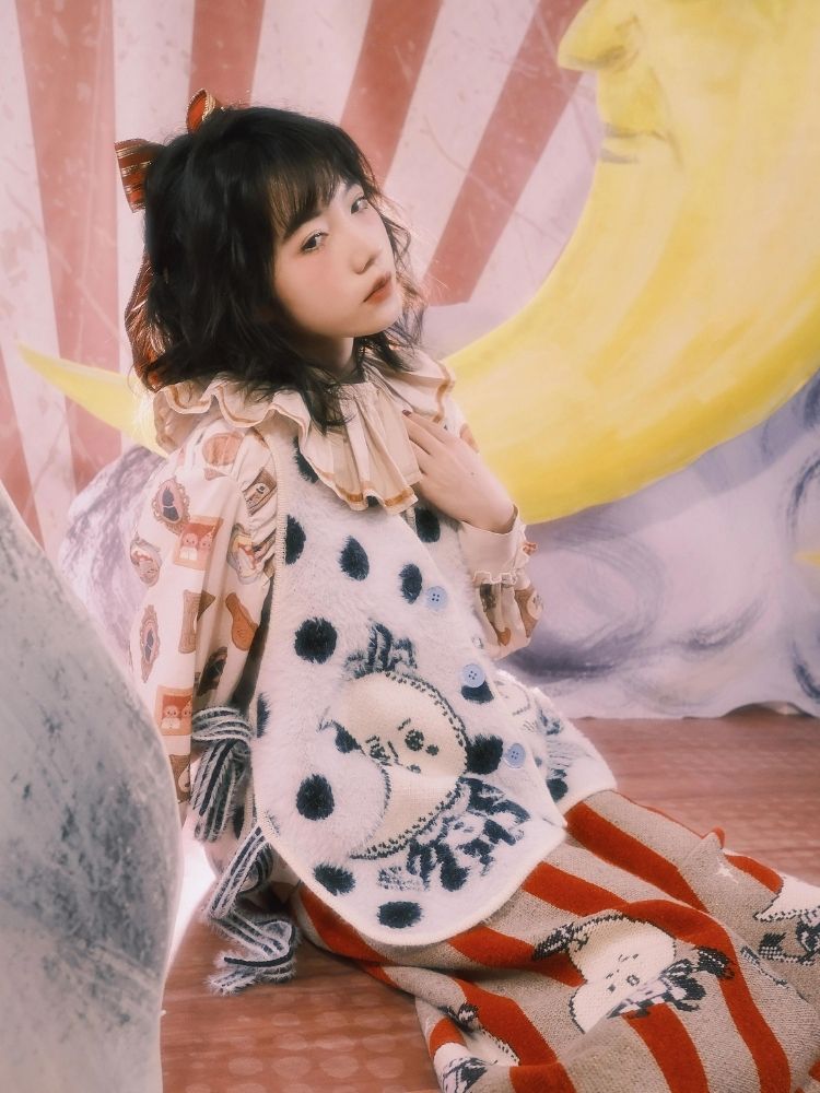 Lace collar shirt【s0000003607】