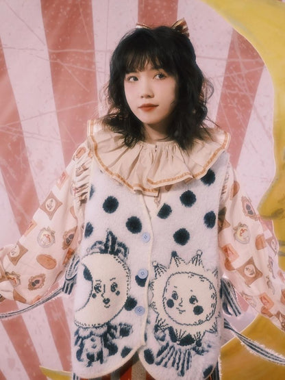 Lace collar shirt【s0000003607】