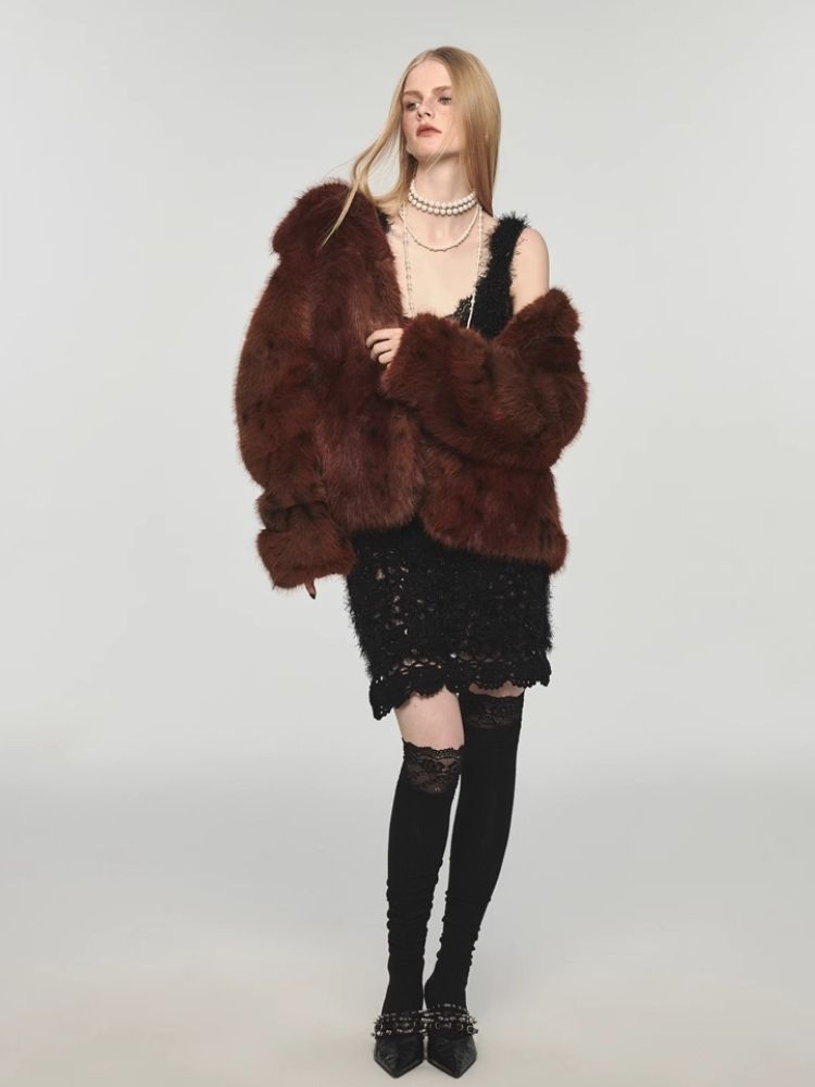 V-neck suspender dress【s0000004154】