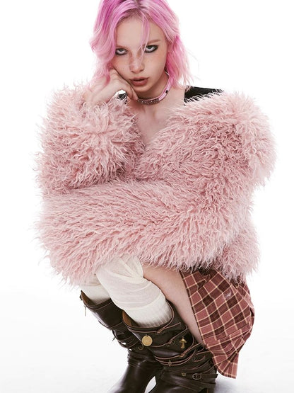 Retro plaid bustier pleated skirt【s0000004960】