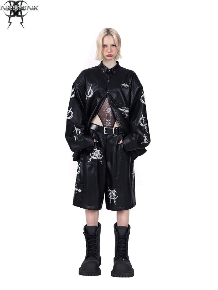 Pocket leather jacket【s0000003704】