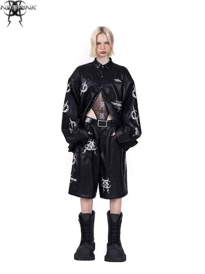 Pocket leather jacket【s0000003704】