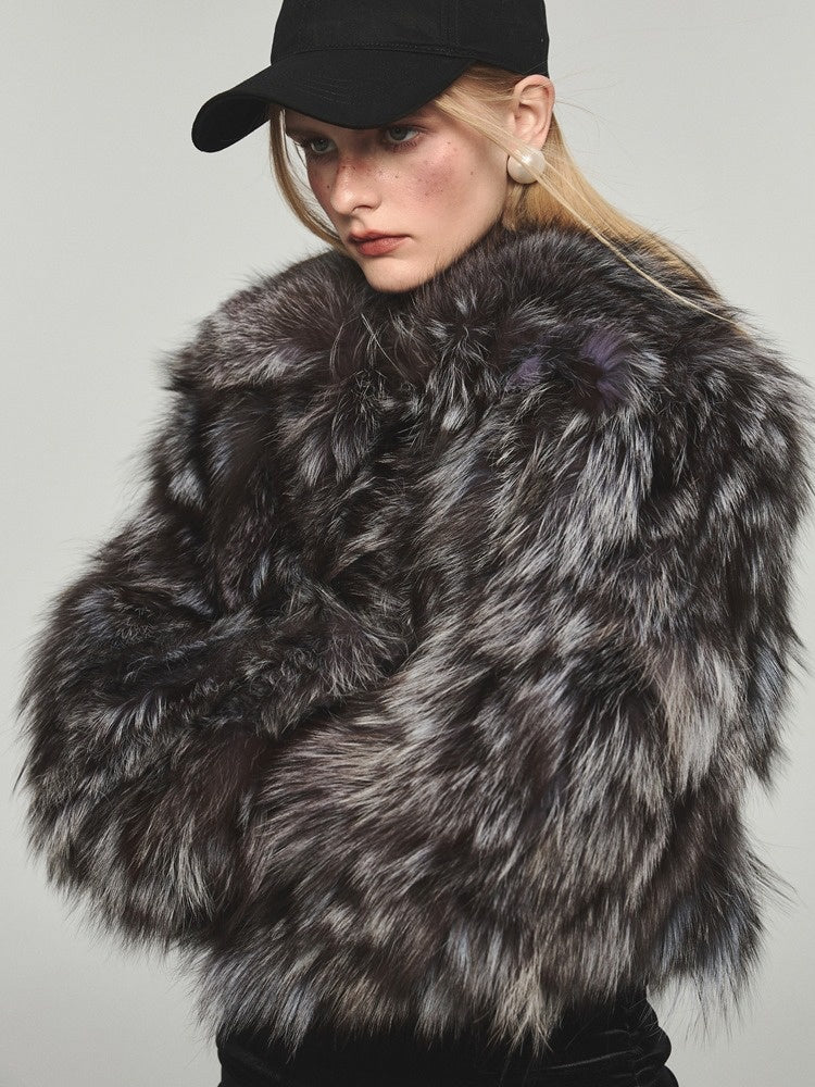 Fox Fur Short Lapel Jacket【s0000005006】