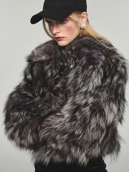 Fox Fur Short Lapel Jacket【s0000005006】
