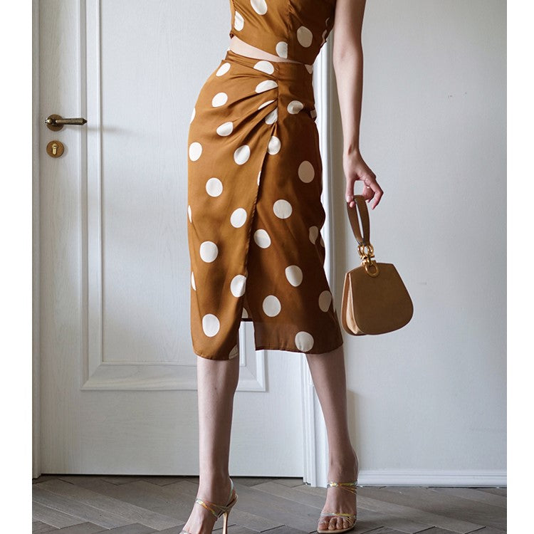 Duchess polka dot vintage skirt