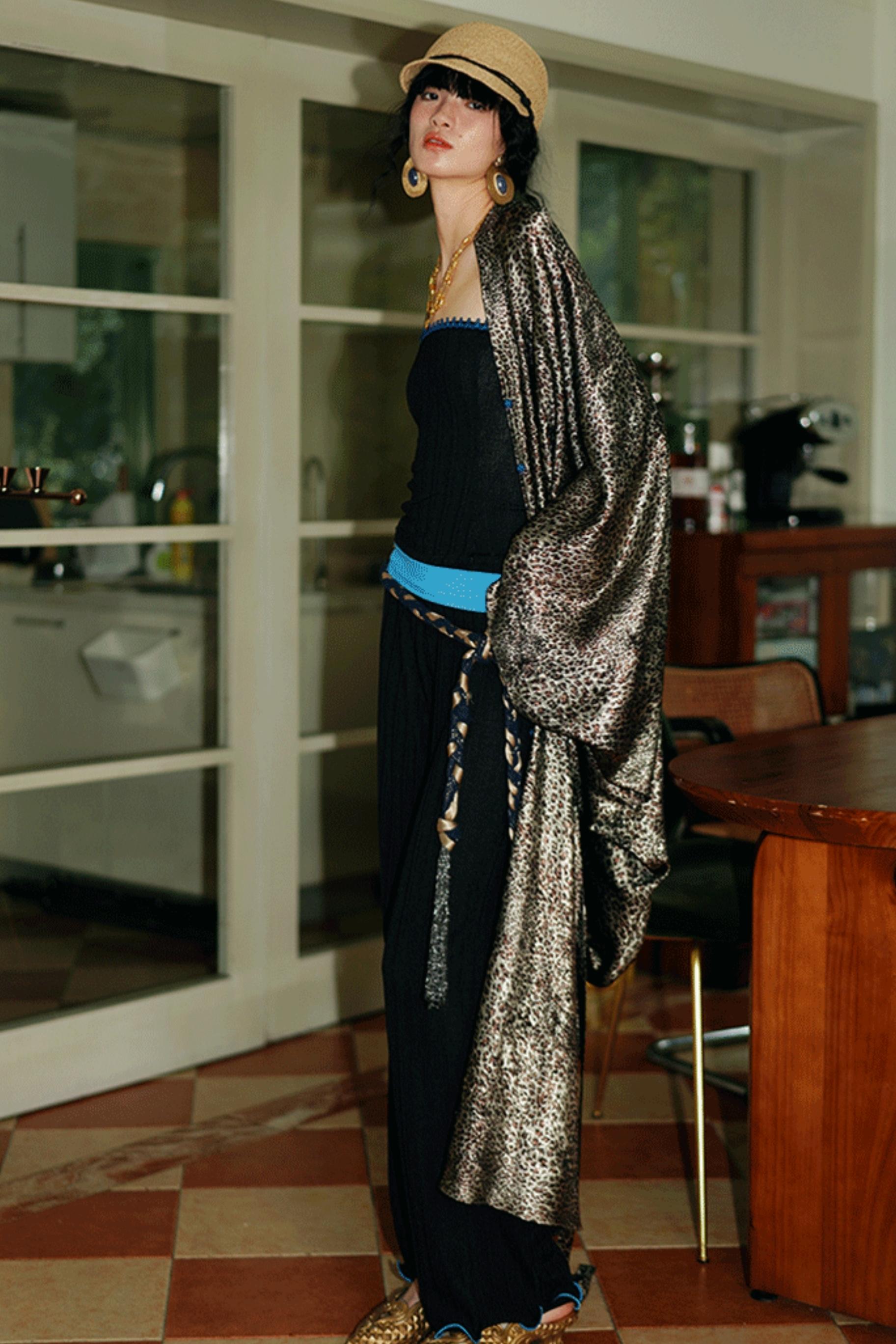 Luxury Silk Kimono Cardigan