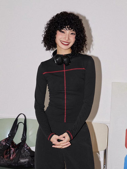 Stitching High Neck Inner T-Shirt【s0000007120】