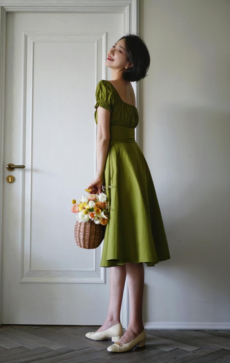 Summer fruit classical dress