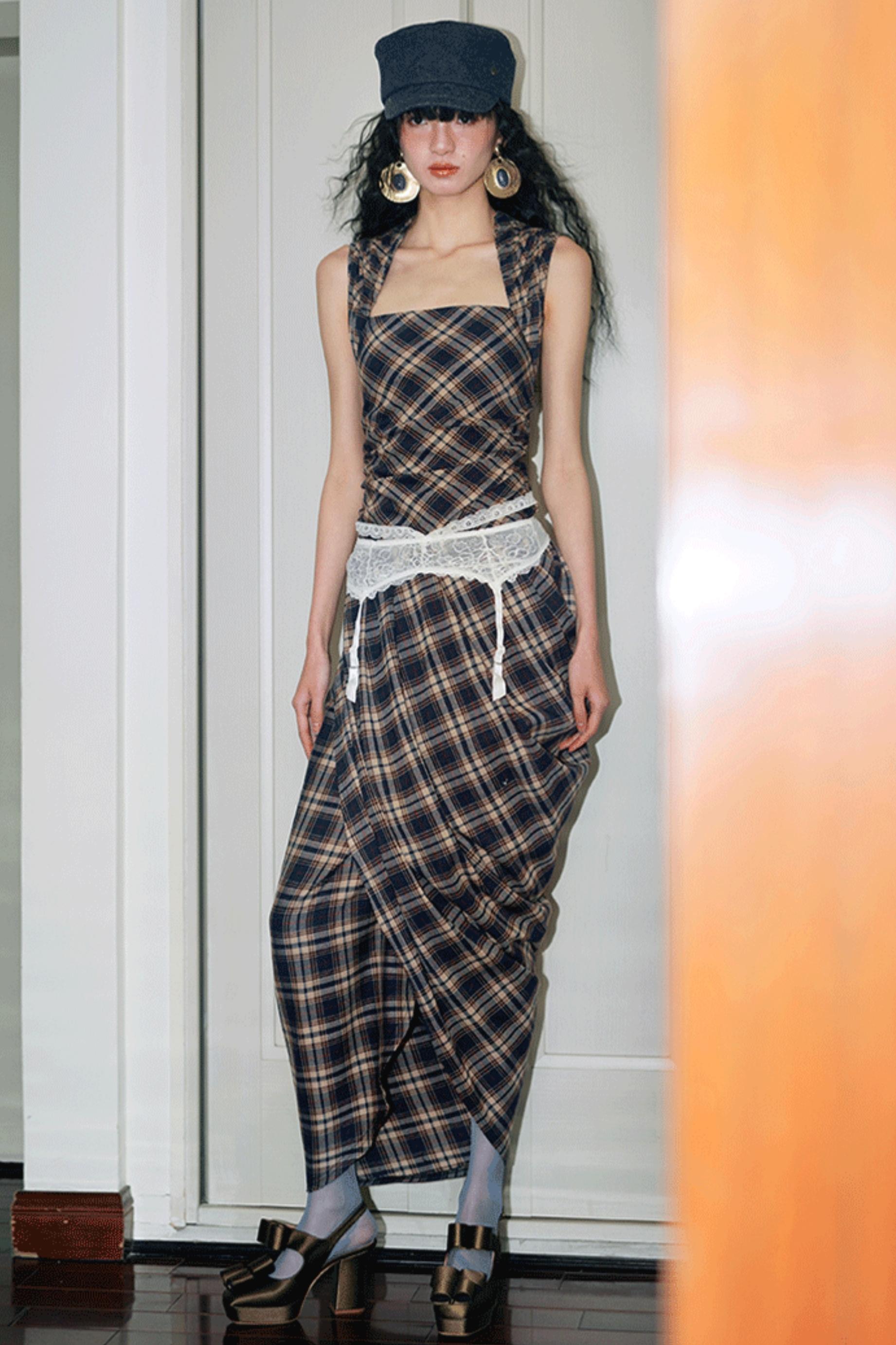 Floral Asymmetrical Crop Dress