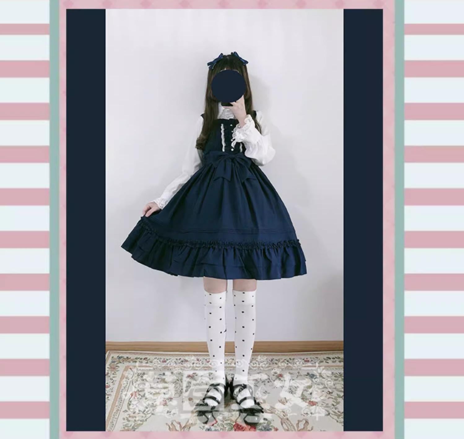 Strawberry Witch - Sweet Lolita JSK Multicolored Lolita Dress