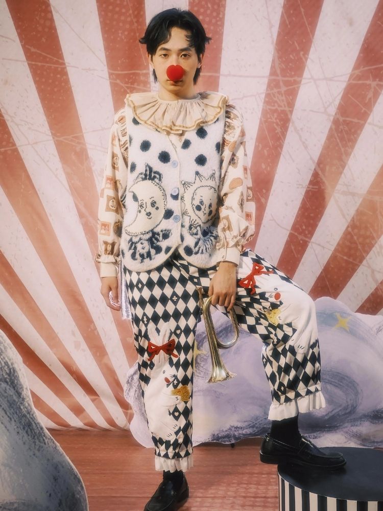 Lace collar shirt【s0000003607】