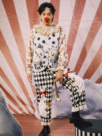 Lace collar shirt【s0000003607】