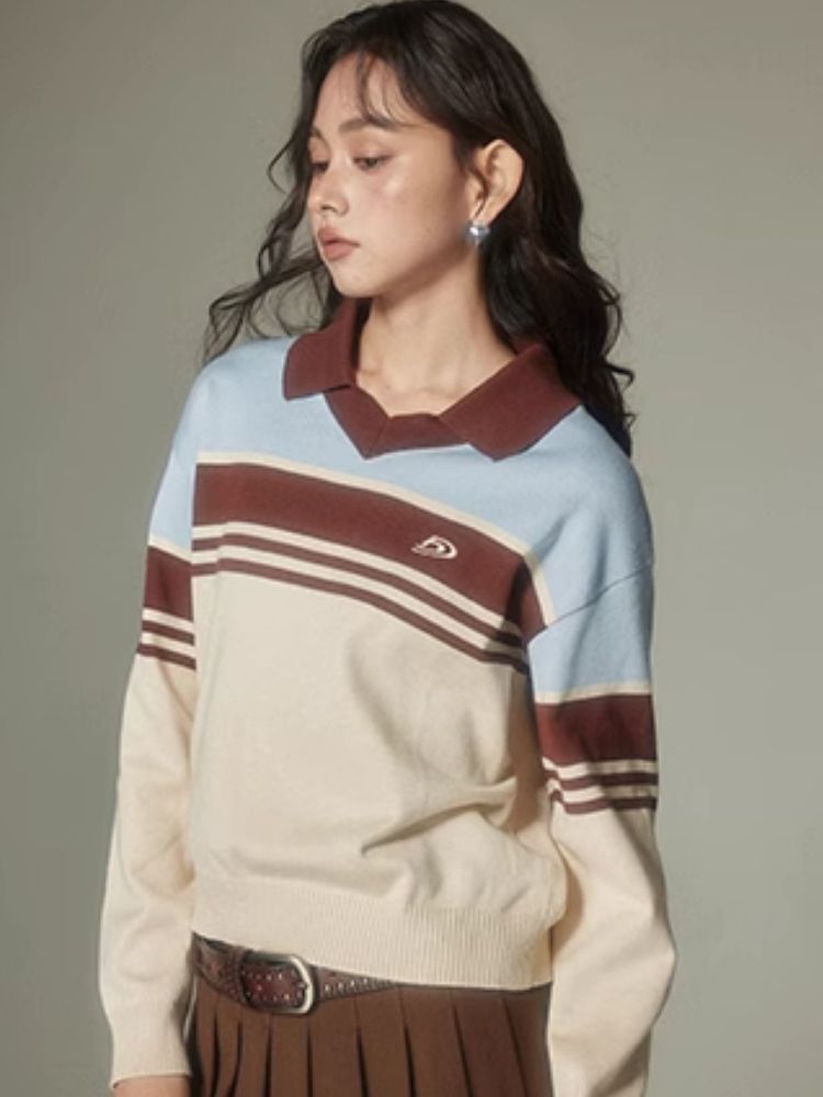 College style thin sweater【s0000003951】