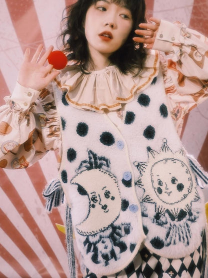 Lace collar shirt【s0000003607】