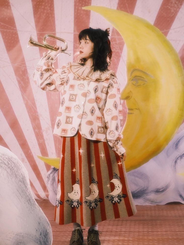 Lace collar shirt【s0000003607】