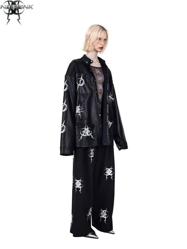 Pocket leather jacket【s0000003704】