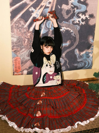 Jacquard Retro Couple Sweater【s0000003619】